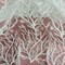 1 Yard Beaded Lace Fabric Embroidered With Fuzzy Thread on 100% Polyester Net Mesh